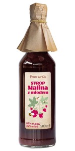 Syrop malina z miodem 500 ml od PROSTO ZE WSI
