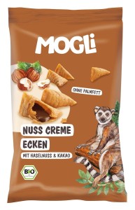 Rożki z kremem orzechowo kakaowym bezglutenowe BIO 30 g od MOGLI