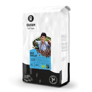 Kawa ziarnista bezkofeinowa arabica/robusta fair trade BIO 1 kg od OXFAM