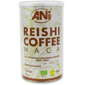 Kawa rozpuszczalna "reishi + maca" BIO 100 g od ANI