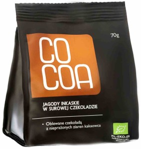 Jagody inkaskie w surowej czekoladzie BIO 70 g od COCOA