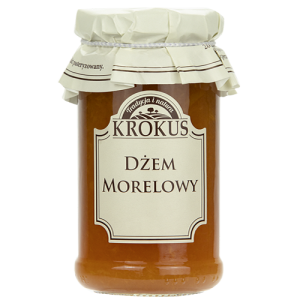 Dżem morelowy o obniżonej zawartości cukru bezglutenowy 235 g od KROKUS