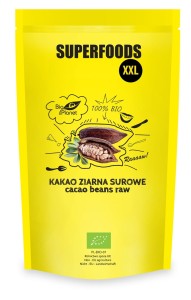 Kakao ziarna surowe BIO 600 g - BIO PLANET - seria SUPERFOODS