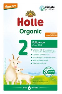 Mleko następne kozie 2 dla niemowląt po 6 miesiącu BIO 400 g - HOLLE