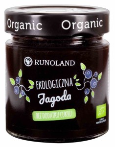 Słodka przekąska jagoda b/c BIO 200 g od RUNOLAND