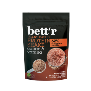 Shake proteinowy kakao i wanilia bez dodatku cukru BIO 500 g od BETT'R
