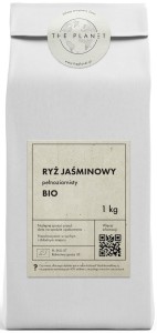 Ryż jaśminowy pełnoziarnisty BIO 1 kg od THE PLANET