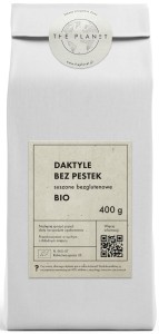 Daktyle bez pestek suszone bezglutenowe BIO 400 g - THE PLANET