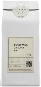 Soczewica zielona BIO 1 kg - THE PLANET