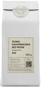 Śliwki kalifornijskie bez pestek bezglutenowe BIO 400 g od THE PLANET