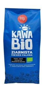 Kawa ziarnista bezkofeinowa arabica 100 % peru BIO 1 kg od QUBA CAFFE