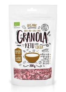 Granola kakao keto BIO 200 g od DIET FOOD