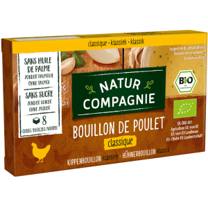 Bulion kostki droBIOwe bez dodatku cukrów BIO (8 x 11 g) 88 g od NATUR COMPAGNIE