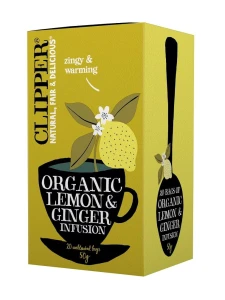 Herbatka z imbirem i cytryną BIO (20 x 2,5 g) 50 g od CLIPPER