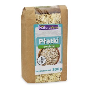 Płatki owsiane bezglutenowe 300 g od NATURAVENA