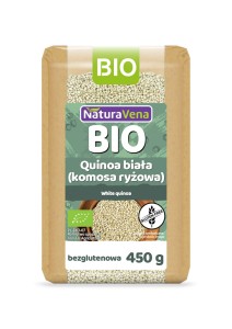 Quinoa biała (komosa ryżowa) bezglutenowa BIO 450 g od NATURAVENA