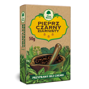 Pieprz czarny ziarnisty 50 g od DARY NATURY