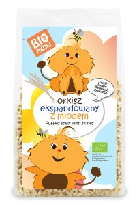 Orkisz ekspandowany z miodem BIO 210 g od BIOMINKI