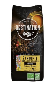 Kawa ziarnista arabica 100 % etiopia fair for life BIO 500 g od DESTINATION