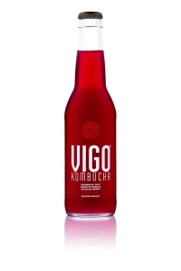 Kombucha jagoda acai bezglutenowa 330 ml od VIGO