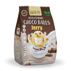 Kulki zbożowe kakaowe bezglutenowe 375 g od JERRY GLUTEN OUT
