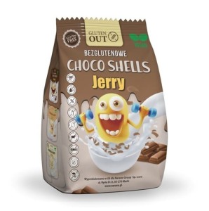 Muszelki zbożowe kakaowe bezglutenowe 375 g od JERRY GLUTEN OUT