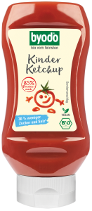 Ketchup dla dzieci bezglutenowy BIO 300 ml od BYODO