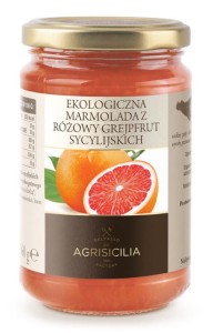 Marmolada z różowych grejpfrutów sycylijskich BIO 360 g od AGRISICILIA