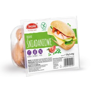 Bułki śniadaniowe bezglutenowe (3 x 40 g) 120 g od INCOLA