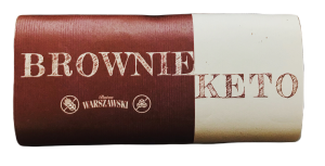Baton brownie keto bez dodatku cukru bezglutenowy 50 g od BATON WARSZAWSKI