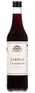 Zakwas z buraków niepasteryzowany 500 ml od KROKUS