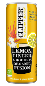 Napój owocowy z rooibos o smaku imbir cytryna BIO 250 ml od CLIPPER