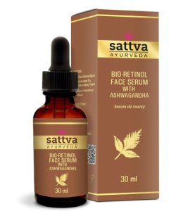 Serum do twarzy z ashwagandhą i BIO retinolem 30 ml od SATTVA