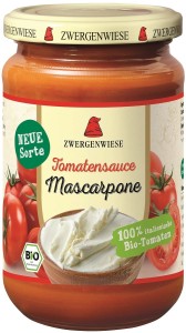 Sos pomidorowy z mascarpone bezglutenowy BIO 340 ml od ZWERGENWIESE