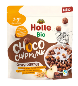 Kulki zbożowe kakaowa wiewiórka bez dodatku cukrów od 1 roku fair trade BIO 125 g od HOLLE