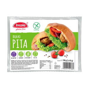 Bułki pita bezglutenowe (2 x 95 g) 190 g od INCOLA