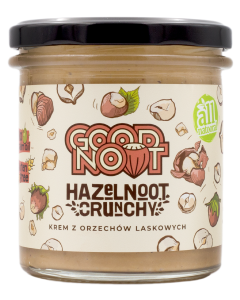 Krem z orzechów laskowych crunchy 300 g od GOOD NOOT