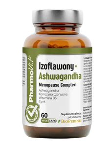 Izoflawony + Ashwagandha menopause complex 60 kapsułek od PHARMOVIT