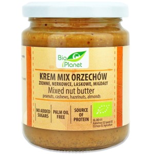 Krem orzechowy mix 4 orzechy BIO 250 g od BIO PLANET
