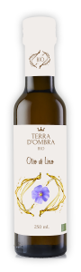 Olej lniany tłoczony na zimno BIO 250 ml od TERRA D'OMBRA