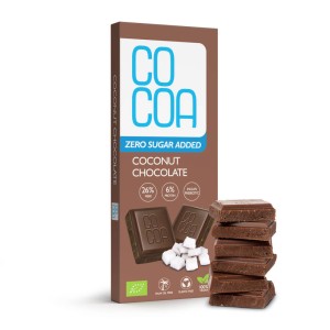 CzEKOlada kokosowa bez dodatku cukru BIO 40 g od COCOA