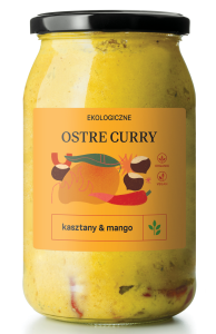 Curry ostre z mango i kasztanami BIO 900 ml od DELIKATNA