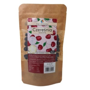 Czereśnia suszona bez dodatku cukru bezglutenowa 250 g od PIĘĆ PRZEMIAN