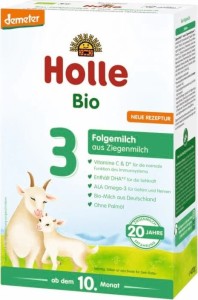 MlEKO kozie 3 następne dla niemowląt po 6 mcu demeter BIO 400 g od HOLLE