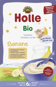 Kaszka pełnoziarnista mleczno bananowa bez dodatku cukrów od 6 mca BIO 250 g od HOLLE