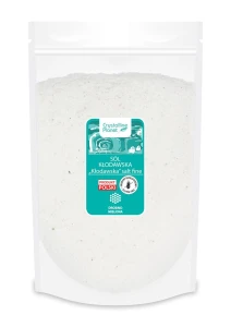 Sól kłodawska drobno mielona bezglutenowa 1 kg od CRYSTALLINE PLANET