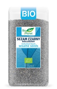 Sezam czarny niełuskany BIO 400 g od BIO PLANET