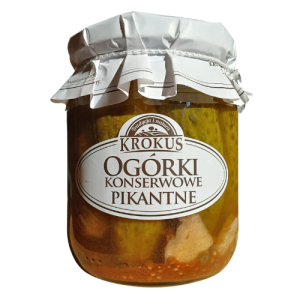 Ogórki konserwowe pikantne 500 g (250 g) od  KROKUS