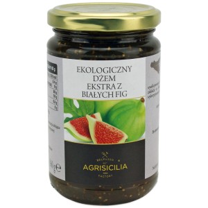 Dżem ekstra z białych fig BIO 360 g od AGRISICILIA