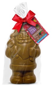 Mikołaj z czekolady jagodowej z witaminą C z aceroli bez dodatku cukru BIO 75 g od COCOA